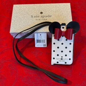 Kate Spade Disney X Kate Spade New York Other Minnie Mouse Lanyard White Multi